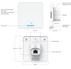 UniFi Access G3 Reader Flex (White)