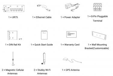 Industrial UR75 Ultra LTE-router GPS/POE/WiFi