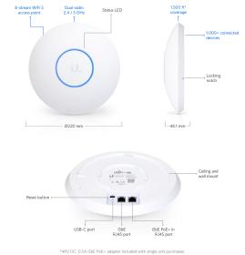 UniFi AC SHD, 5 pack - Security HD Acces Point